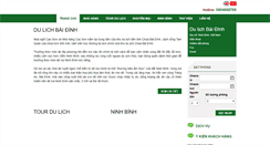 Desktop Screenshot of dulichbaidinh.com
